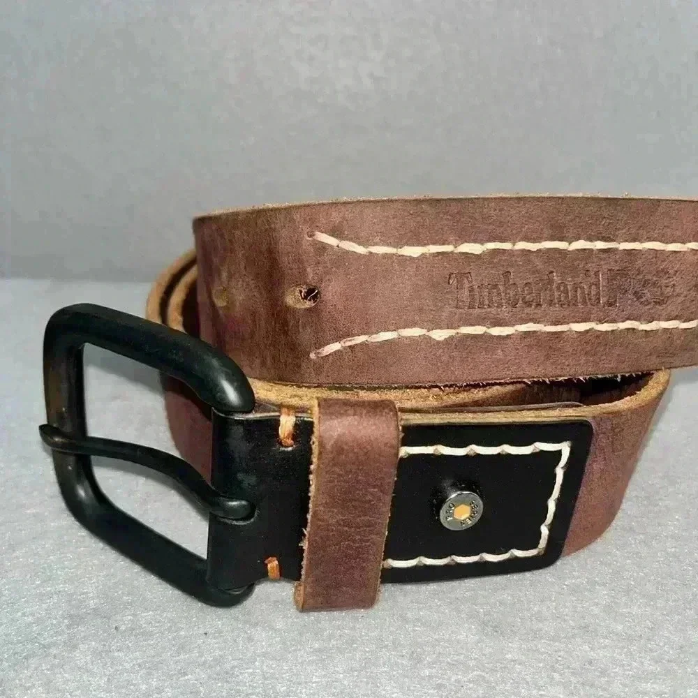 Timberland Pro Leather Belt office to casual work wear rugged durability